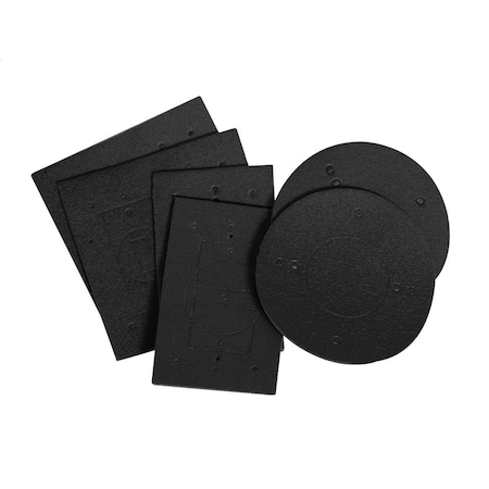 Taymac Round Multi-Purpose Gasket Kit PK6, Foam, Gasket Box Type GK300