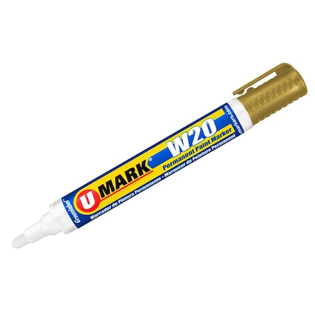 U-Mark Water Based Paint Marker Metal, 12 PK 10864