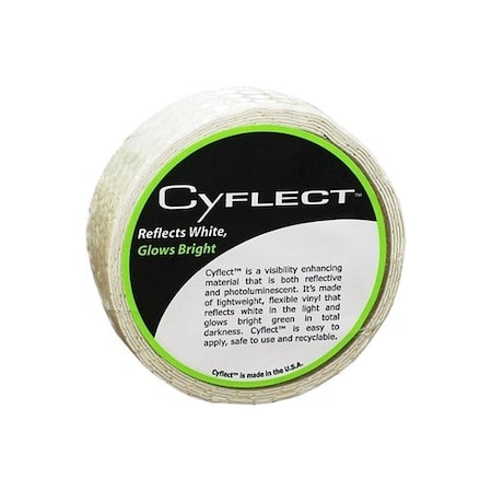 Cyalume Technologies Floor Marking Tape, 1" W, 150 ft., Vinyl 9-30006