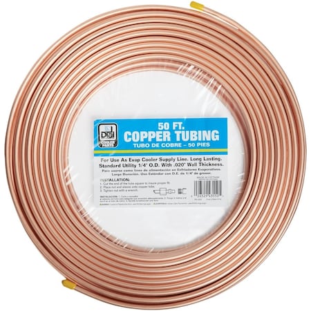 Dial Mfg Dial 1/4'' OD x 50 Ft. L Copper Tubing 4355