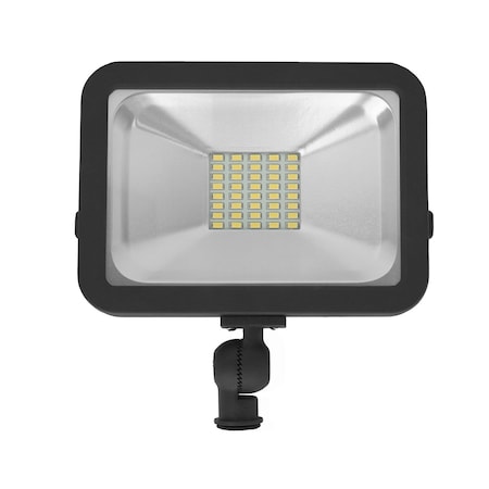Factory 2U Lighting LED Flood Light 20w, 1800lm, 4000K, Knuckle Mount, 100-277V AC, Black 803804