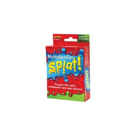 Teacher Created Resources Math Splat Multiplication, 225 Card(s), Learning, Educational 63953