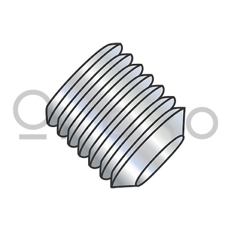 Oxoxo 1/4-28X3/8 Fine Thread Socket Set Screw Flat Point Imported, 5000PK 380461