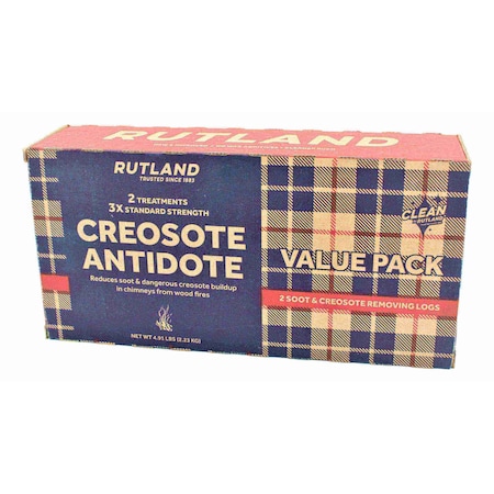 Rutland Creosote Antidote, Chimney Cleaning Fire Logs 98A