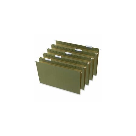 Universal Hanging File Folders, Green, 8.5in H, 25PK UNV14151