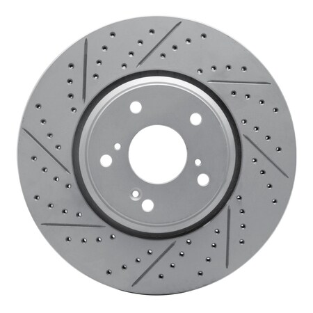 Dynamic Friction Co DFC Geoperformance Rotor - Drilled and Slotted 830-59063L