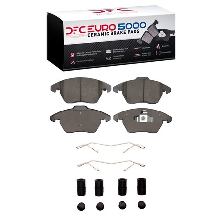 Dfc 5000 Euro Ceramic Disc Brake Pad Set,  1600-1107-21