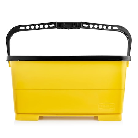 Rubbermaid Commercial Bucket and Lid, 10 gal, Yellow, Plastic 2221958