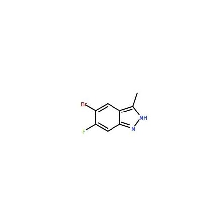 Ak Scientific 5-Bromo-6-fluoro-3-methyl-1H-indazole (1g), CAS 864773-66-0 3557AC-1g