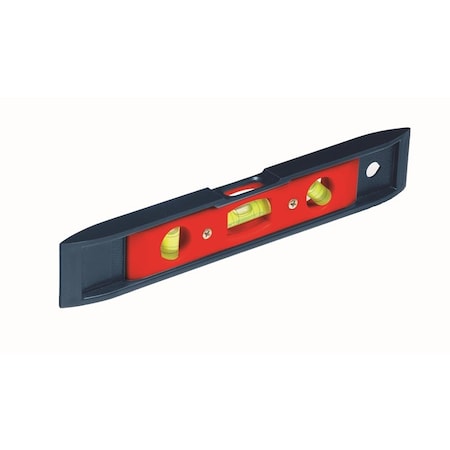 Kraft Tool Kraft Tools 9" Plastic Magnetic Torpedo Level - 3 Vial SLPT9M