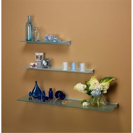 D2D Technologies Glace Opaque Glass Shelf, 12 x 24 in. D22609878