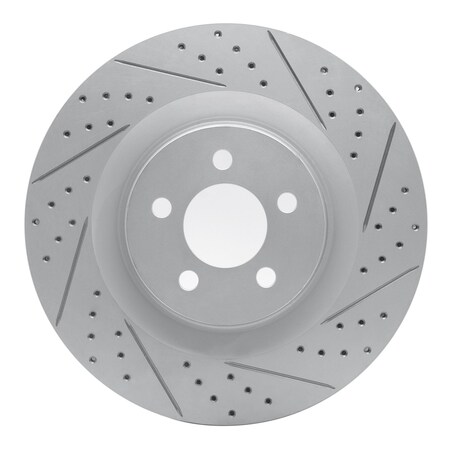 Dynamic Friction Co DFC Geoperformance Rotor - Drilled and Slotted 830-39019R