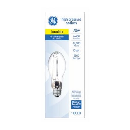 Current Ge 70W Sodium Bulb 26422
