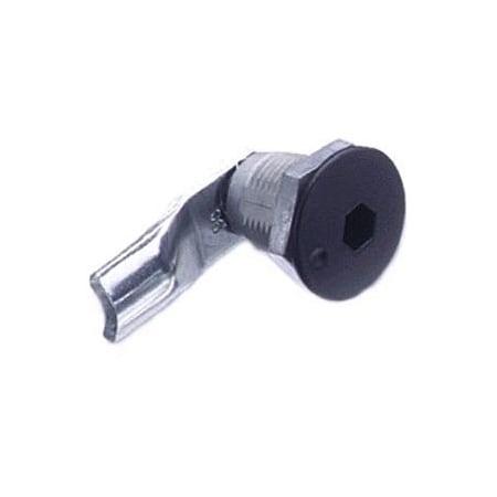 Southco Quarter-Turn Cam Latch, 8 mm Hex Recess, 18mm .71 in Grip, Not Sealed Zinc Alloy, Powder Coat E5-2-015-060