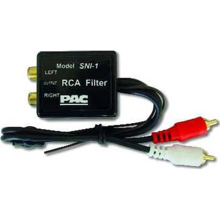 Pac Ground Loop Isolator Noise Filter for all Car Amplifiers w/RCA SNI1