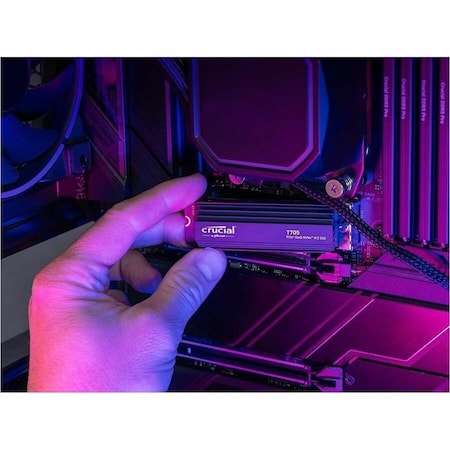 Micron CRUCIAL T705 2TB PCIE GEN5 NVME M.2 SSD WITH HEATSINK CT2000T705SSD5