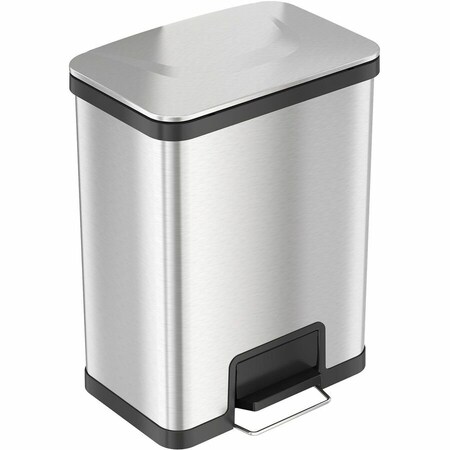 Hls Commercial 13 Gallon Step Trash Can With AirStep Technology HLS13SS