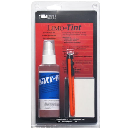 Trimbrite WINDOW FILM INSTALLATION KIT Installing Window Film Right On Solution Adjustable Knife Application T8700