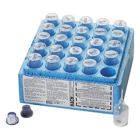 Hach Ampules, 50 mL, PK25 2507025