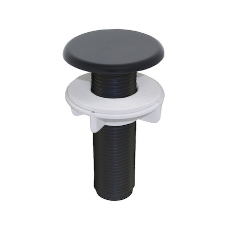 Danco Sink Hole Cover, Plastic, Matte Black, 1-3/4 in Sink Hole, For: Mobile Homes and RVs 11091