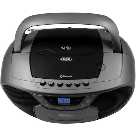 Jensen Portable Stereo Bluetooth, MP3, CD, Cassett CD-590-GR
