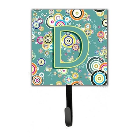 Carolines Treasures Letter D Circle Circle Teal Initial Alphabet Leash and Key Holder CJ2015-DSH4