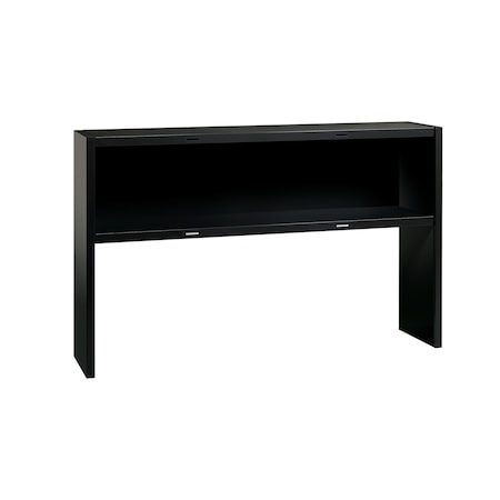Hirsh Desk Hutch, 36 in H, 59 in W X Metal, Black 20561