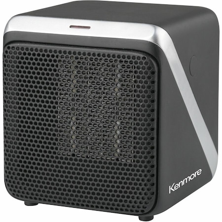 Kenmore 5in Personal Cube Heater, Office, Home, Portable, Black KM-65001-BK