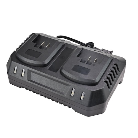 Tapetech 21V/2.3Ah 2-Port Charger for EBAT1820 ECHARGE20X2
