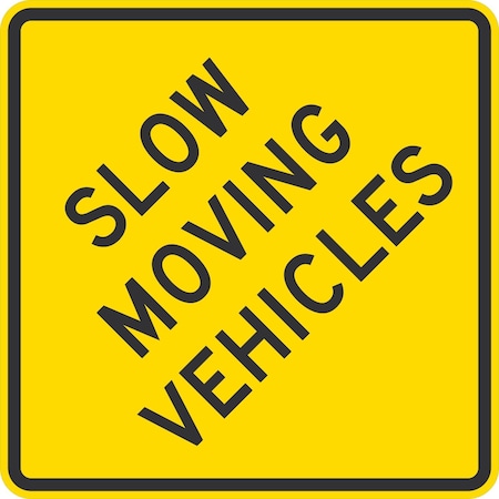 Lyle Slow Moving Vehicles, 24x24, High Intensity Prismatic, Yellow G-13216-HI_24x24