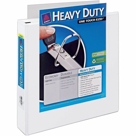 Avery Dennison Extra Wide View Binder, 1-1/2 Capacity Holds 11inx8-1/2in 01319