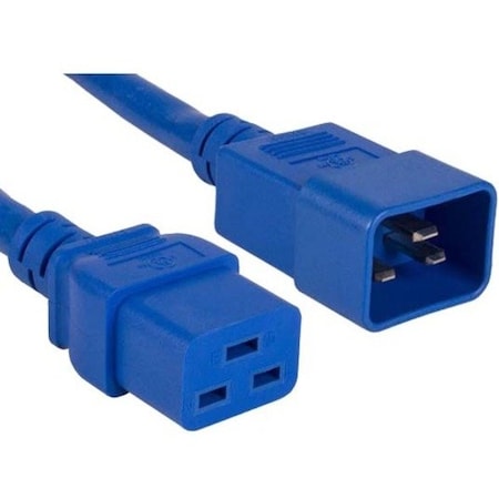 Enet C19 To C20 6Ft Blue Power Cord C19C20-BL-6F-ENC