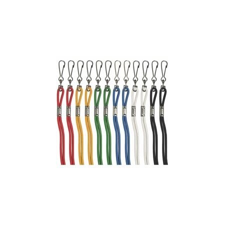 Champion Sports Lanyard, J-Hook Style, 20in. Long, Assorted Colors, 12PK 126ASST