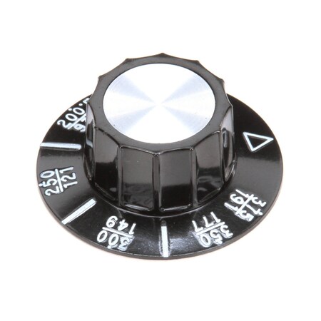 Star Knob, Thermostat, Dial, Black, Gas Fryer 2R-Z6003