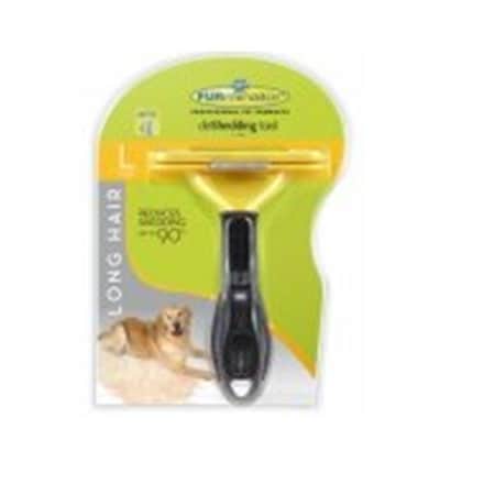 Petcrest Rubber And Plastic C Spectrum Brands Pet Long Hair De-Shedding Tool, Large 203103