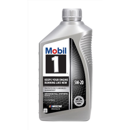 Mobil 1 5W-20 Gasoline Synthetic Engine Oil 1 qt 103008