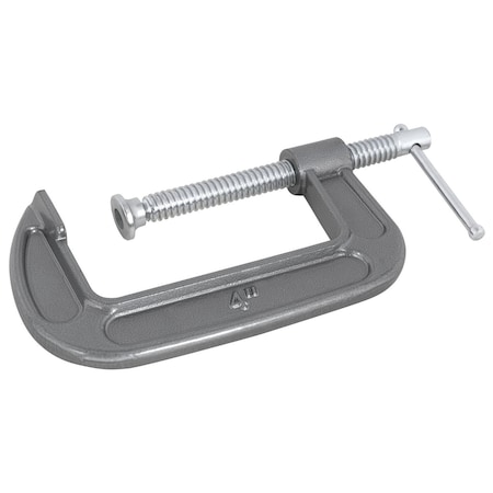 Perform Tool C Clamp 4 In Jaw Width; Quick Release; Tough Enamel Finish; Malleable Iron; With Swivel Pad W207C