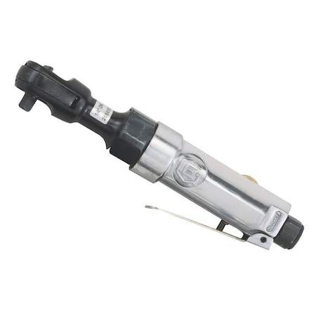 Genius Tools 1/4in Dr. Stubby Air Ratchet Wrench, 20 ft.-lbs./27 Nm 205051X