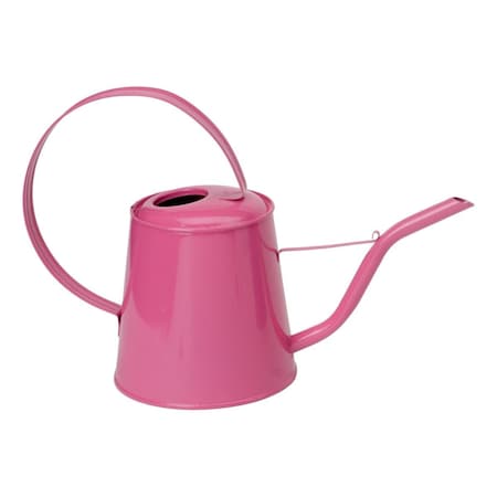 Next2Nature Enameled Galvanized Steel watering can 1 gal. Hot Pink NE3002075
