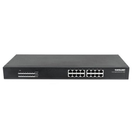 Intellinet Network Solutions Intellinet 16-Port Gigabit Poe+ Switch, 200 Watts Power Budget, Ieee 560993