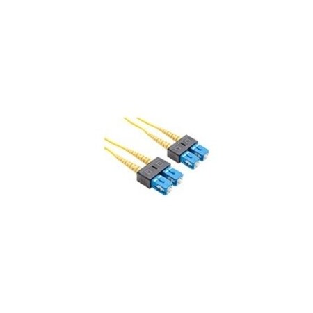Unc Group Fiber Optic Patch Cable, Sc-Sc, 9 125 Singlemode Duplex, Yellow, 25M FJ9SCSC-25M