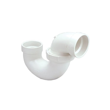 Thrifco Plumbing 1-1/2" PVC DWV Trap with Union & Cleanout 6753218