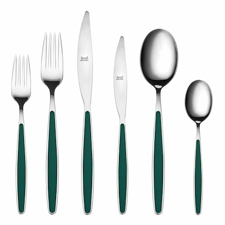 Mepra Caramella Flatware Set - 36 Pieces - Green 112V22036