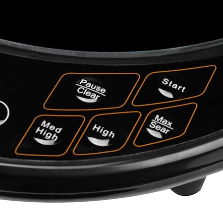 Brentwood Industries Single Electric Induction Cooktop in Black TS-391