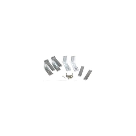Amerimax Home Products Gutter Fascia Bracket With Nails, Mill Finish Galvanized Steel, 5-In, 4PK 29020