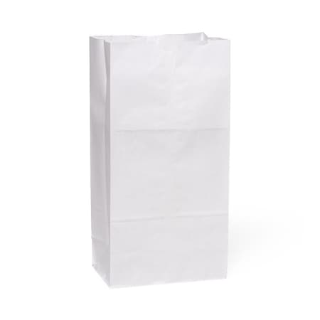 Medline White Paper Bag, #8, 6in x 4in x 12.5in, 500PK NONWPB8