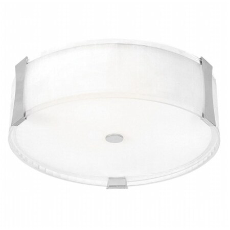Or 50120-BS-OPL Tara 3 Light Flush - Mount - Brushed Steel OR2516919