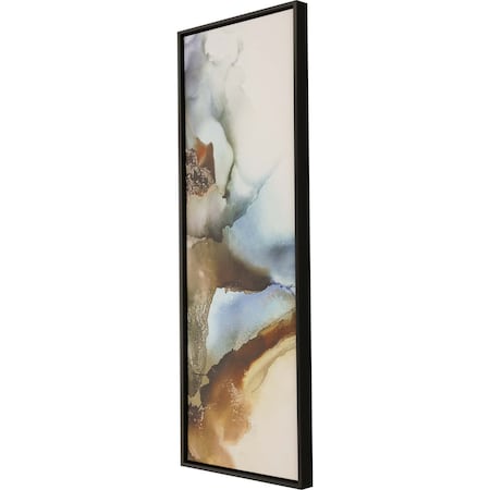 Homeroots Earthly Secrets I Black Floater Frame Print Wall Art 526419