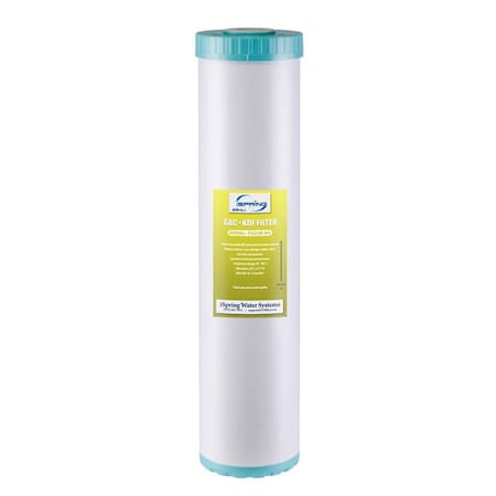 Ispring High Capacity Heavy Metal Reducing GAC and KDF Whole House Water Filter Replacement Cartridge, 4.5" FG25B-KS