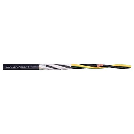Chainflex Motor Cable, 2 AWG, Blue, PUR, 1000 V CFROBOT6-35003
